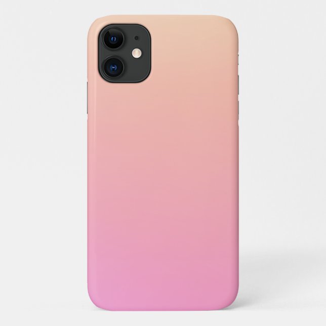 Peach and pink gradient Case-Mate iPhone case (Back)