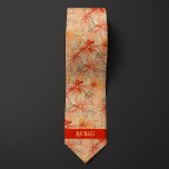 Peach and Sand Floral Tie<br><div class="desc">Radiate elegance with our Peach and Sand Floral Neck Tie. The combination of peach and sand,  along with the floral pattern,  adds a touch of sophistication to your wedding attire. Don't forget to pair it with our matching socks for a complete ensemble.</div>