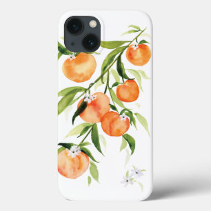 Peach apricot summer fruit iPhone case