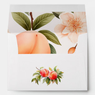 Peach Baby Shower Envelope