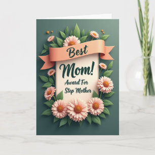 Peach Banner Mothers Day Card
