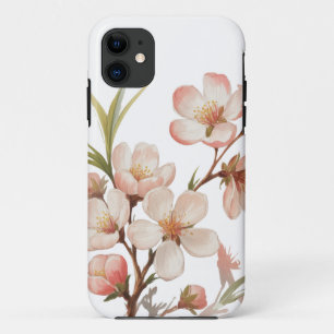 Peach Blossom Botanical iPhone 11 Case