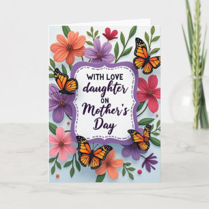 Peach Blossom Love Mum Card