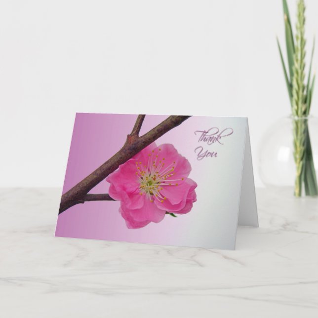 Peach Blossom Thank You (Front)