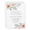 Peach Blossom Wedding Invitation