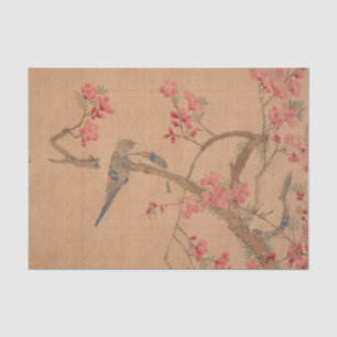 Peach Blossoms and Birds by Ma Yuanyu Tissue Paper