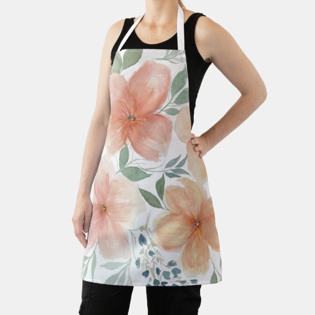 Peach Blossoms Apron (Insitu)