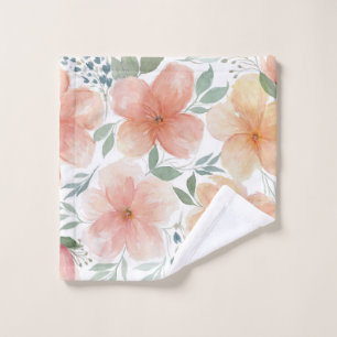 Peach Blossoms Wash Cloth