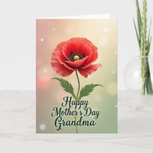 Peach Blush Mothers Day Card