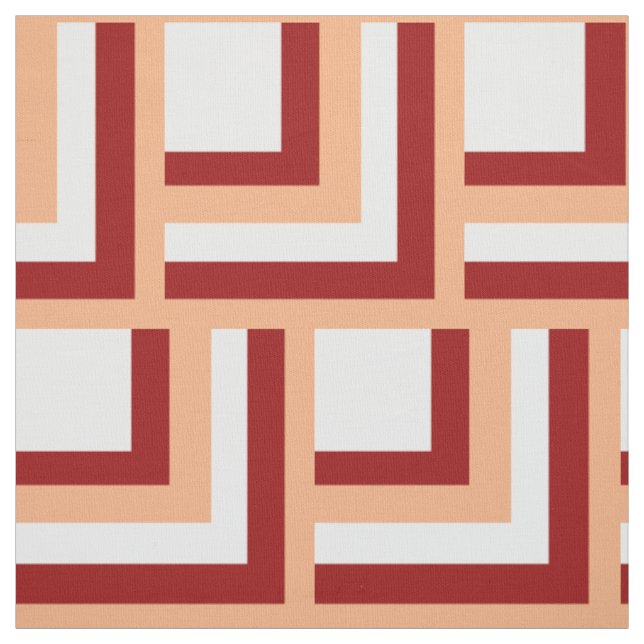 Peach bricks fabric (Swatch)