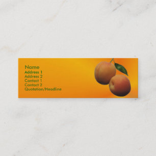 Peach Business Card
