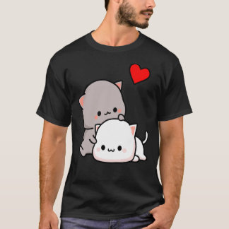 Peach Cat and Goma Love Never Fails Classic T-Shir T-Shirt