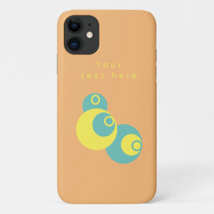 peach circle minimal modern iPhone / iPad case