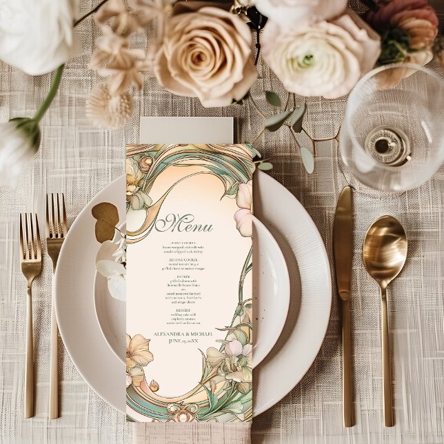 Peach Cream Bloom wedding Enclosure Card (Creator Uploaded)