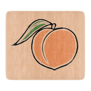 Peach Cutting Board