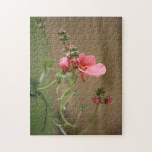 Peach Floral Puzzle