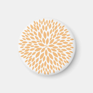 Peach Flower Magnet