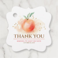 Peach Fruit Baby Shower