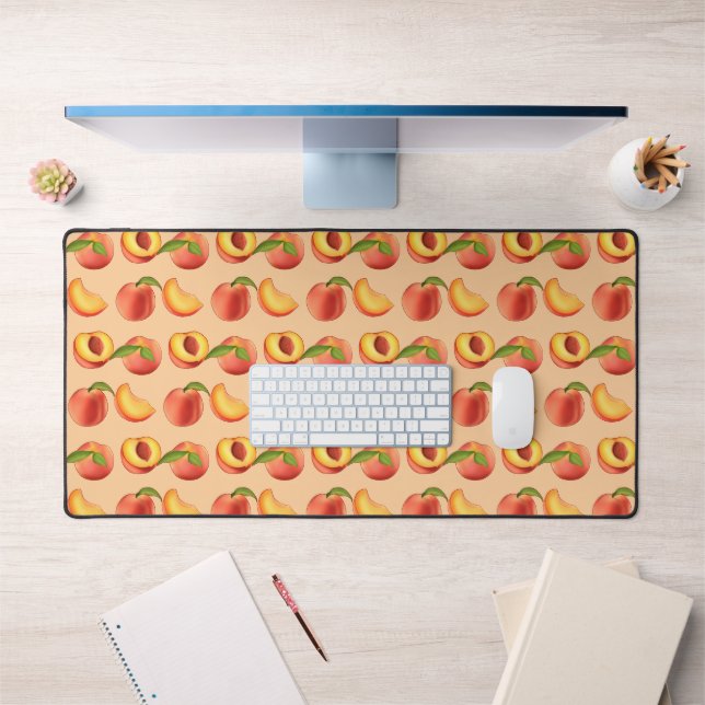 Peach Fruit Pattern Desk Mat (Office 1)
