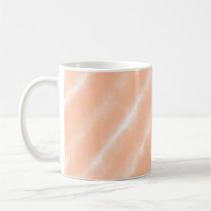 Peach Fuzz Colour Watercolor Abstract Pattern Coffee Mug