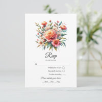 Peach Fuzz Floral Wedding
