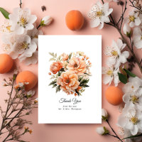 Peach Fuzz Floral Wedding
