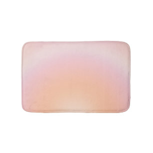 Peach Fuzz Gradient Bath Mat