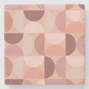 Peach Fuzz Gradient Stone Coaster