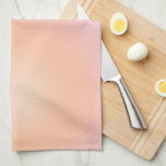 Peach Fuzz Gradient Tea Towel<br><div class="desc">Gradient design - aura effect – peach fuzz gradient.</div>
