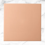 Peach Fuzz Solid Colour Ceramic Tile<br><div class="desc">Peach Fuzz Solid Colour</div>