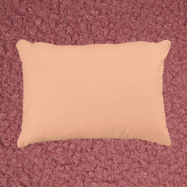 Peach Fuzz Solid Colour Decorative Cushion (Creator Uploaded)
