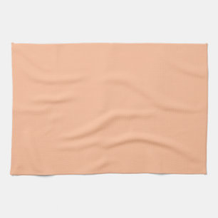 Peach Fuzz Solid Colour Tea Towel