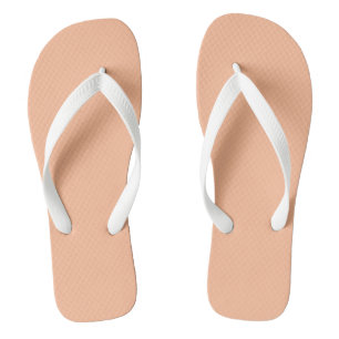 Peach Fuzz Solid Thongs