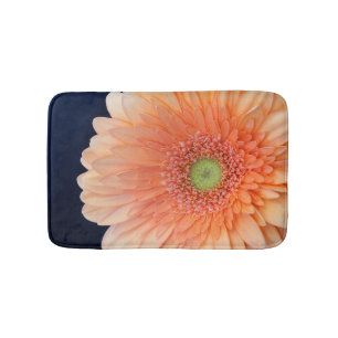 Peach Gerbera Bath Mat