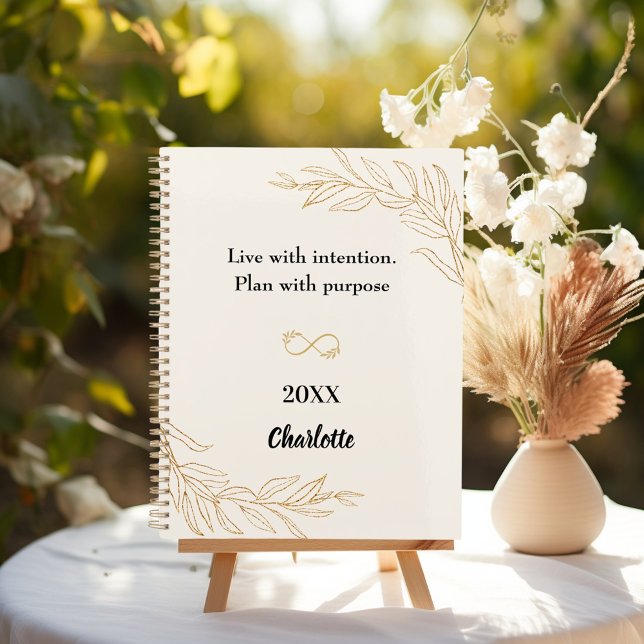 Peach gold foliage quote 2026 planner (Creator Uploaded)