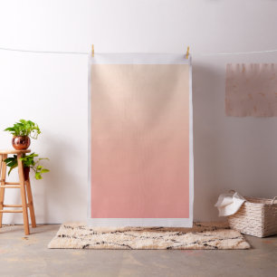 Peach Gradient Background Fabric