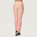 Peach Gradient Background Leggings<br><div class="desc">Plain peach and pink gradient background.</div>