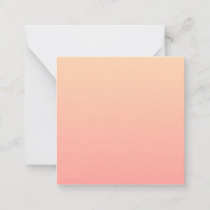 Peach Gradient Card