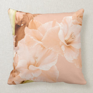 Peach & Green Decorative Cushion