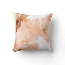 Peach & Green Floral Decorative