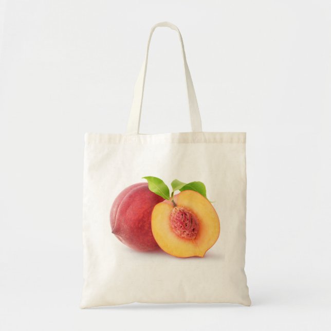 Peach halves tote bag (Front)
