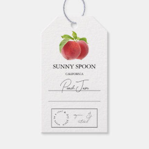 Peach Hang Tag