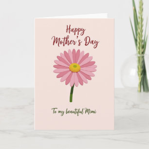 Peach Hued Mothers Day Card