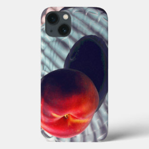 Peach in shadows and sunlight iPhone 13 case
