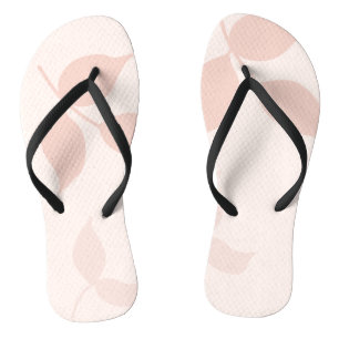 Peach Leaves Pattern Thongs