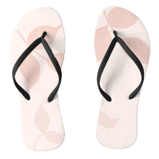 Peach Leaves Pattern Thongs