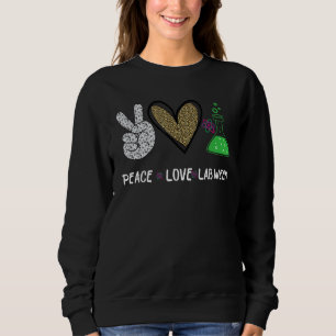Peach Love Lab Week 2022 Laboratory Tech Technolog Sweatshirt