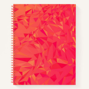 Peach Low-Poly Bullet Journal / Lined Notebook