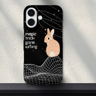 Peach Magic Trick Bunny Rabbit Meme  iPhone 16 Case
