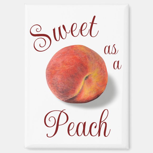 Peach Magnet (Front)